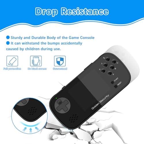 Handheld Game for Kids, 3.5" Large Screen Preloaded 156 HD Classic Retro Video Games, Portable Gaming Player with Rechargeable Battery , Mini Arcade Electronic Toy Gifts for Boys Girls (Black) - Thumbnail 6