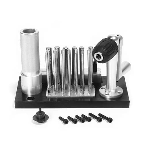 KATWAY Jump Ring Maker Tool Kit for Jewelry Making – Adjustable Wire Coil Machine with 20 Shafts for Chainmail, Bracelets, Earrings, Necklaces – DIY Jump Ring Making Tool - Image 1