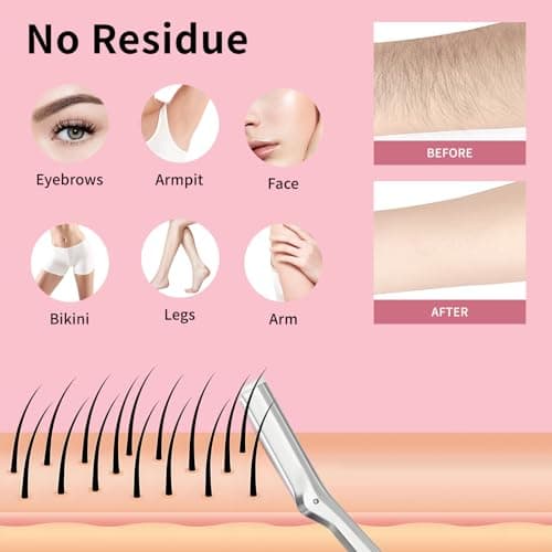 Replacement Blades Compatible with Tweezerman Facial Razor, 20 Count (Pack of 1) - Thumbnail 4