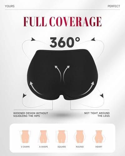 RUIXUE Women's Underwear High Waisted Ladies Cotton Panties Breathable Stretch Full Coverage Postpartum Brief 5Pack - Thumbnail 5