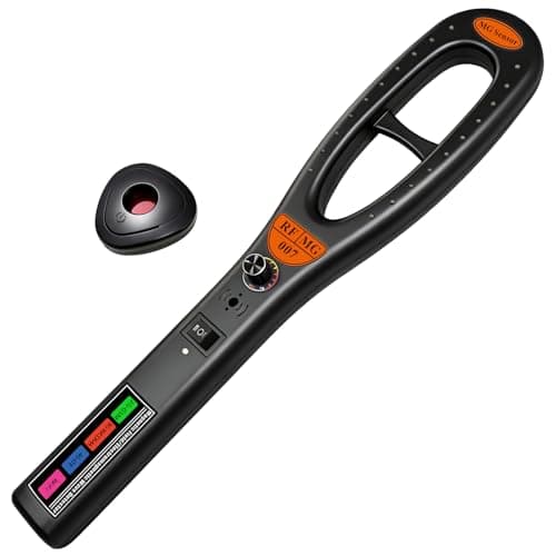 KEULGOUL Hidden Camera Detector with RF Signal Detection & Magnetic Field Detection, Portable Anti Surveillance Device, GPS Tracker Finder & Camera Lens Finder, Rechargeable Privacy Protection Device