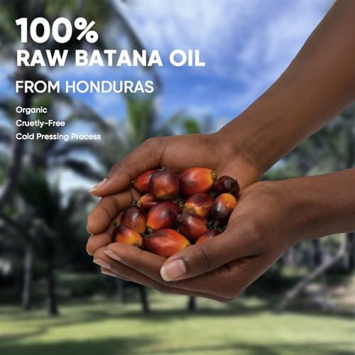 CADDISE Batana Oil for Hair Growth - 100% Pure & Natural Batana Paste from Honduras for Thicker & Fuller & Strong Hair, Organic Raw Batana Hair Mask for Women & Men, Fresh Scented, 4 oz - Thumbnail 2