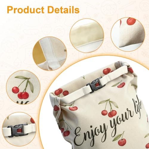 ChefLee Beeswax Bread Bags for Sourdough Homemade Bread (13x17in, 2 Pack) - Sourdough Bread Bags Reusable, Sourdough Bags with Beeswax Lining Keep Fresh Longer, Freezer Safe, Gifts for Baking Loaf - Thumbnail 4