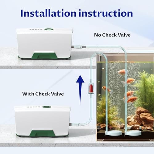 Ghosthorn Quiet AC/DC Aquarium Air Pump 12000mAh Battery Powered Aquarium Bubbler with 87 Hours Battery Life 2-Outlet Rechargeable Bait Aerator Adjustable Oxygen Pump, Power Outages and Emergency - Thumbnail 5