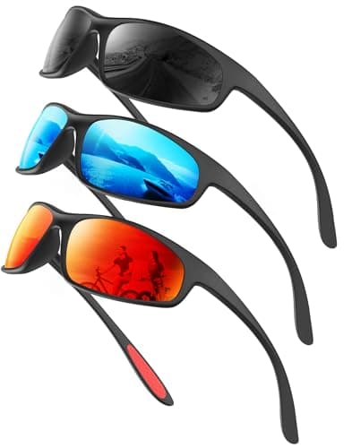 KALIYADI Mens-Sunglasses Polarized Sunglasses-Men Sports: Sport Sun Glasses for Running Cycling Fishing with UV Protection - Image 1