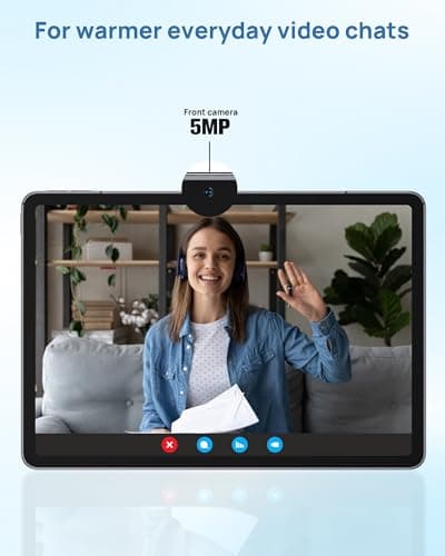 Ulefone Tab A12 Pro Tablet, 12.2" 2.4K 90Hz Large Android 16 Tablet, Widevine L1, 16GB RAM 128GB ROM, 2TB Expandable, 9000mAh Battery, Quad Speakers, 4G LTE WiFi 5, Stylus & Cover, Space Gray - Thumbnail 6