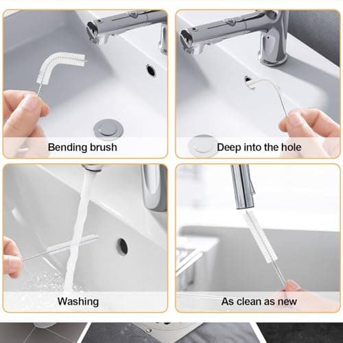 GDOMI 33 Inch Drain Snake Clog Remover,Flexible Grabber Claw Tool for Hair, Pipe & Kitchen Sink Drain - Thumbnail 4