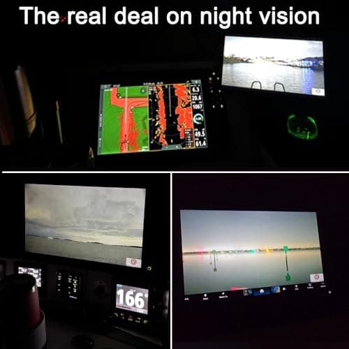 YEOIZO Marine Analog Camera, Full Color Night Vision Security Camera for Yacht, Ultra-Low Light Night Sailing Camera for Boat, Digital HDMI 1080p - Replace Thermal Camera - Thumbnail 5