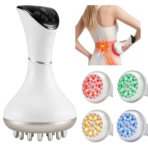 Huxerol Sciatica Pain Relief Devices – Deep Tissue Massager with Multi-Mode Technology, Heat & Light, Targeted Relief for Sciatic Nerve & Lower Back Pain