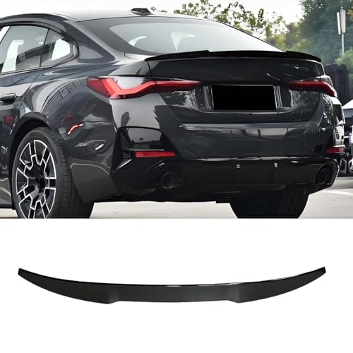 KHK G26 Trunk Spoiler, Gloss Black Car Rear Trunk Tail Spoiler, M4 Style Rear Wing Spoiler Fits for BMW 4-Series G26 I4 4-Door Gran Coupe 2021 2022 2023 2024 - Image 1