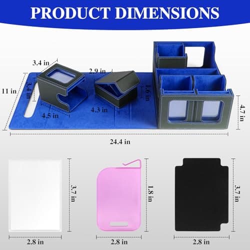 URMMIY Trading Card Storage Box for MTG – Multi-Purpose Commander Deck Box with Commander Display, Waterproof TCG Deck Case Compatible with Magic The Gathering, Sports Cards, Collectors & Gamers - Thumbnail 2
