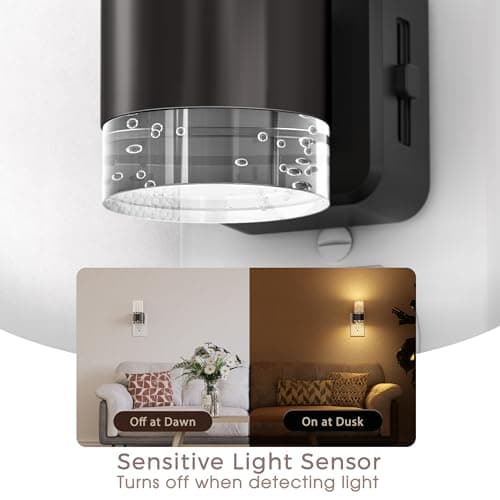 Briignite Night Light, Dimmable Night Lights Plug into Wall, LED Night Light with 0-100 LM Adjustable Brightness, 3000K Automatic Plug in Night Lights with Dusk to Dawn Sensor, for Bathroom Hallway - Thumbnail 3