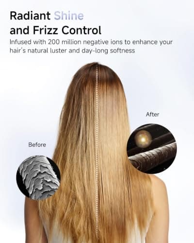 Laifen Swift Hair Dryer, High Speed 200M Ionic Blow Dryer with 110, 000 RPM Brushless Motor for Fast Drying, Low Noise, Hairdryer with Magnetic Nozzle - Thumbnail 3