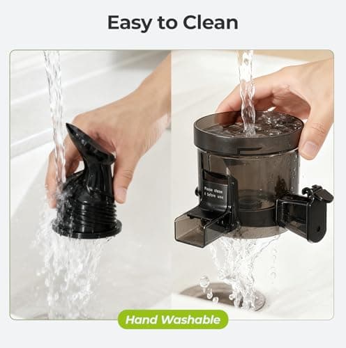 Havato Cold Press Juicer, 5.4" Extra Wide Feed Chute Juicer Machines for Whole Vegetables & Fruits, 98% High Juice Yield, Easy Clean & Install, Compact Slow Masticating Juicer with 300W, Silver - Thumbnail 6