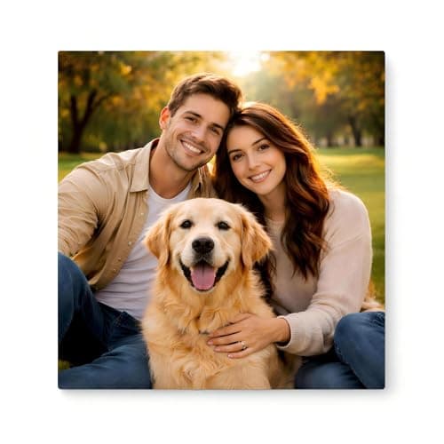 Sunwes Custom Canvas Prints with Your Photo - 11x14 Inch - Ships Next Day - Made in USA Personalized for Wedding, Baby, Family Portrait & Pet Memorial Gifts, Ready to Hang