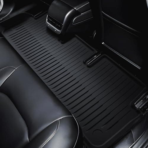 CARENTR 2021-2023 Tesla Model 3 Highland Floor Mats, Custom-Fit All-Weather TPE Full Set with Cargo Liner & Trunk Mat Accessories (2021-2023 Model 3 Full Floor Mat Kit Set of 6) - Thumbnail 5