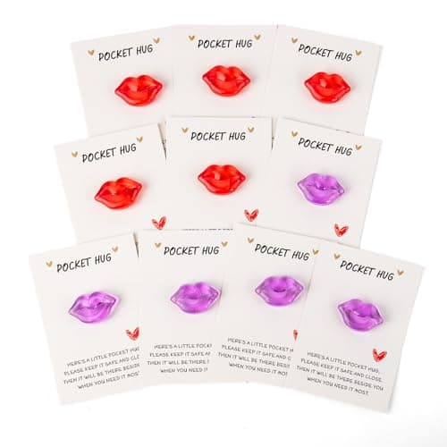 mountova 10 Sets Pocket Hug Card Mini Tokens Sentimental Keepsake for Encouragement Anxiety Relief Emotional Support Inspirational Gifts for Friends Family & Loved Ones