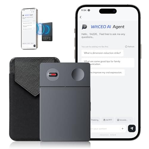 64GB Note Pro AI Voice Recorder, Transcribe & Summarize with AI Note Taker for Meetings & Calls, Professionals & Teams, Supports 126 Languages, Ultra-Slim, InstantView Display, Case Included