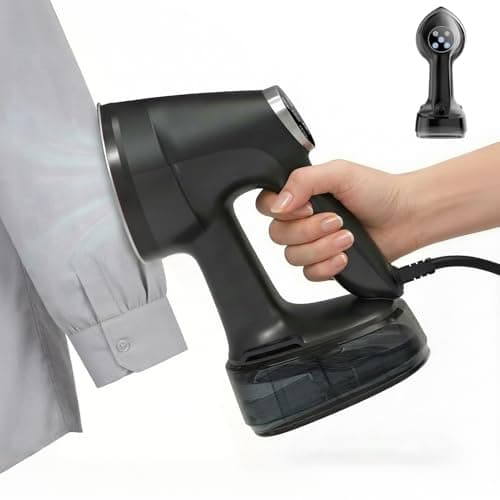 Vacuum Steamer for Clothes Handheld: 2500–3500Pa Adjustable Suction, No Leak & Stable Steam, Steaming & Ironing Portable Travel Garment Steamer, 400ml Tank, 4 Modes, 15s Heat-Up, 110-120V - Image 1