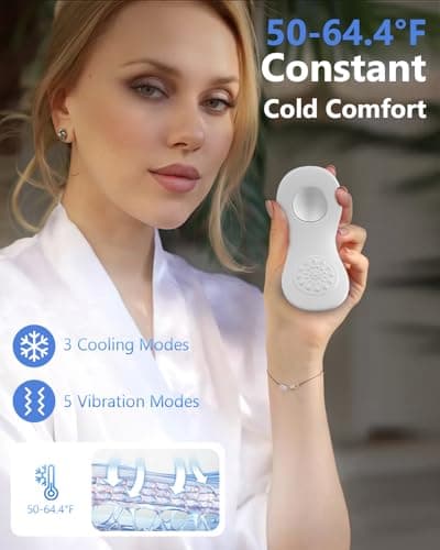 HORIGEN Lactation Massager for Engorged Breast, Cold Compress & Massage Vibration, Soft & Skin-Friendly Silicone Breast Massager, Improved Milk Flow, Clogged Milk Ducts, Cozy Lactation Massager - Thumbnail 3