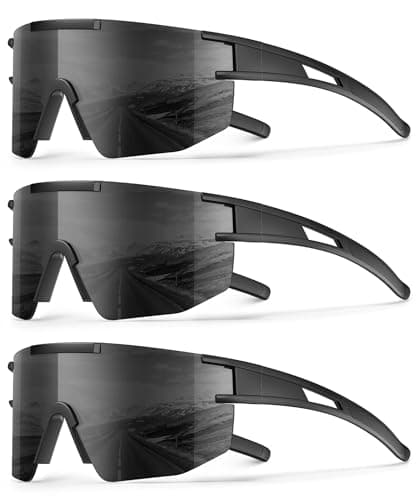 KALIYADI Polarized Sports-Sunglasses Men Running-Sunglasses: Cycling Sun Glasses Women UV400 Driving Fishing 3packs - Image 1