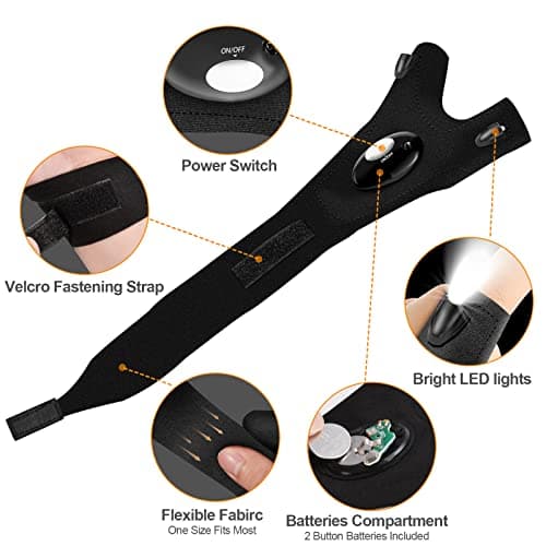 BIIB Fathers Day Dad Gifts from Daughter Son Wife, LED Flashlight Gloves Gifts for Men, Mens Gift for Him Grandpa Husband, Fathers Day Gift for Husband Dad, Tools Cool Gadgets, Camping Essentials - Thumbnail 4