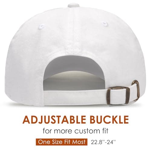 Vintage Baseball Cap for Men Women Distressed Golf Dad Hat Adjustable Washed Cotton Baseball Hat Unisex - Thumbnail 3
