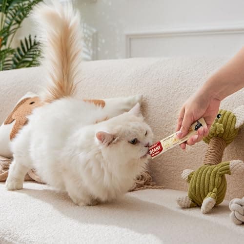 PETPHABET Lickable Cat Treats Squeeze, Creamy Puree Squeezable Wet Kitten Treats, Chicken Recipe 20 Tubes, Paste Snacks for Skin & Coat Health, Digestive Care, High Protein, Grain Free - Thumbnail 5