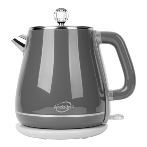 Retro Electric Kettle 1.8L, All Stainless Steel Hot Water Electric Kettle for Boiling Water, BPA Free Tea Kettle, 1350W Fast Boil, Auto Shut Off & Boil-Dry Protection - Image 1