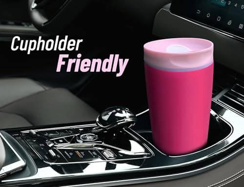 DLOCCOLD Insulated Stainless Steel Coffee Tumbler with Spill Resistant Lid, Reusable Iced Coffee Cup, Cup Holder Friendly Travel Coffee Mug, 12oz - Thumbnail 3