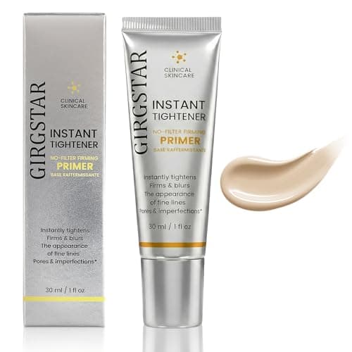 Girgstar Instant Face Blurring & Firming Primer for Face Before Makeup - Perfection Tightener Visibly Smooths the Look of Fine Lines, Wrinkles & Pores - Grips Makeup for Long Wear & Shine Control - Thumbnail 6
