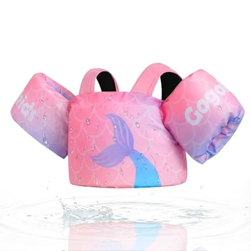 Gogokids Toddler Swim Vest for Kids 24-66 lbs, Swimming Pool Floats Vest[CPC Certified & Adjustable Fit] Toddler Arm Floaties Swim Jacket Water Wings for Beach Puddle Pool Jumper Boys Girls 1-6 Years - Image 1