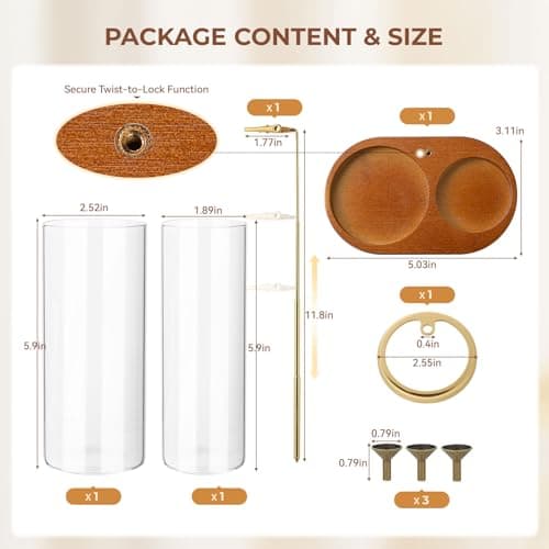 3 in 1 Incense Holder for Sticks Upside Down Anti-Ash Incense Burner with Glass Ash Catcher Backflow Cone Incense Diffuser with Adjustable Threaded Mounting for Mediation Yoga Spa Gifts Home Decor - Thumbnail 6