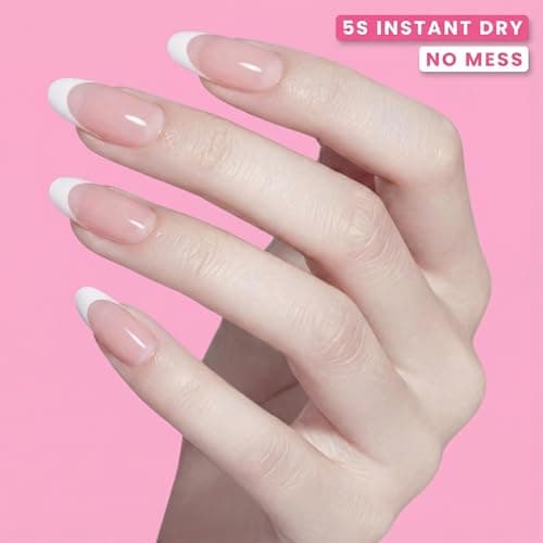 Newly Upgraded Nail Glue Microgel, Hema-Free & Clog-Proof, 30 Days Strong Hold with Vitamin E, 5 Sec Quick Dry, SGS Certified Super Strong Nail Glue for Press On Nails & Acrylic, 8ml - Thumbnail 2