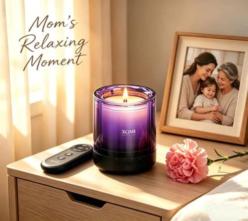 XQMI Smart Scented Candles,Perfume-Grade Scented Candle for Women, 4.25oz Natural Soy Wax, Candles for Home Scented, Birthday Gifts, Valentine’s Day Candle for Her(Heartbeat Rhythm) - Thumbnail 2
