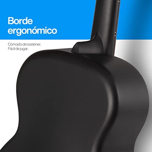 Enya Carbon Fiber Acoustic Electric Guitar X4 Pro Mini AcousticPlus 36” 3/4-Sized Guitar Bundle with Hard Case, Leather Strap, Instrument Cable & USB Type-C Charging Cable(X4 PRO MINI) - Thumbnail 4