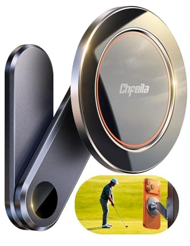 Golf Gifts for Fathers Day, Chfeila Alloy Magnetic Golf Cart Phone Holder for iPhone [Strong Magnet] Dad Gifts for Fathers Day, Birthday Gift for Men Husband Him Boyfriend Grandpa From Daughter & Wife - Image 1