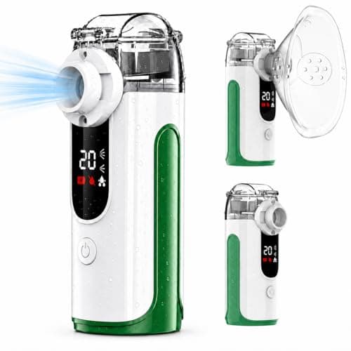 Portable Nebuflow Device for Adults and Kits, Rechargeable Handheld with Dual Output Levels, Compact Travel Design, Multi-Use Attachments Included Authorized by Tarocat
