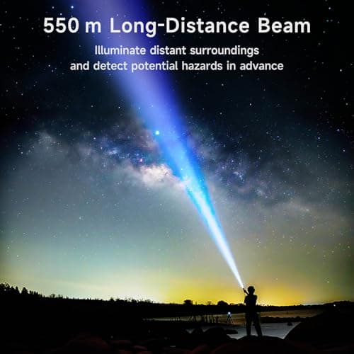 NEXTORCH ED30 Tactical EDC Flashlight – 1000 Lumens, 550m Ultra Long-Range Beam, Compact Design with USB-C Charging, Waterproof, Perfect for Outdoor, Camping, Emergency Use - Thumbnail 5