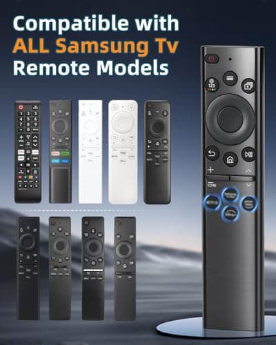 Replacement Remote Control for Samsung Smart TVs – Ready to Use, Universal Remote Compatible with Samsung Frame Curved QLED Crystal UHD TVs - Thumbnail 2