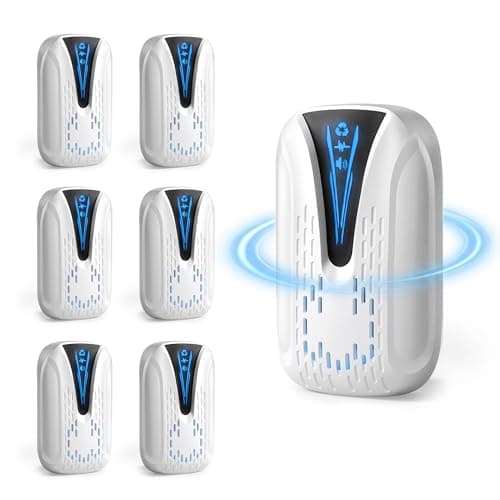 Cozlite Rodent Repellent Ultrasonic Plug in, Ultrasonic Pest Repeller Plug-in, Mouse Repellent Indoor for Spider Bug Roach Ant Mosquito Rat Mice Insect Deterrent, 6 Pack