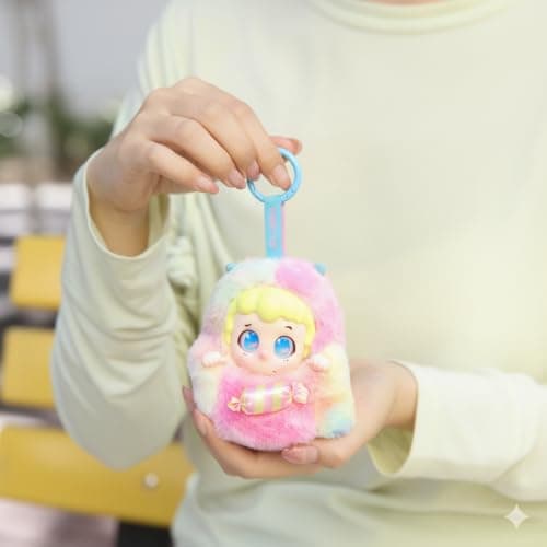 POP JOY Plush Blindbox Fairy Garden Kawaii Mystery Toy Kawaii Face Soft Vinyl Plush with Hanging Loop Cute Collectible Mini Stuffed Toy Birthday Holidays Festival Gift,3+ Single Box - Thumbnail 6