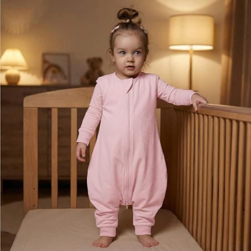 littogoose 1.0 TOG Toddler Sleep Sack with Legs for Early Walkers Wearable Blanket for Tall Walking Toddlers 18–36 Months (3T–4T) - Thumbnail 4