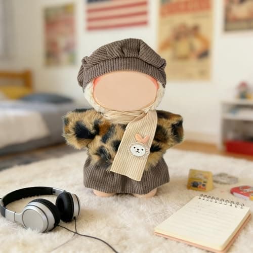 Clothes for Doll, 6 Pack Doll Outfits for 17cm Doll, Perfect for Play and Display, Accessories for Doll's Collectors, (No Dolls) (Set 6) - Thumbnail 4