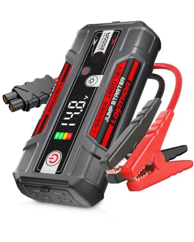 LOKITHOR J400 Portable Jump Starter, 12V 2000A Lithium Battery Booster with ConnectMax Tech, Car Jumper Box for Up to 8.0L Gas & 6.0L Diesel Engines, Smart Digital Display - Image 1