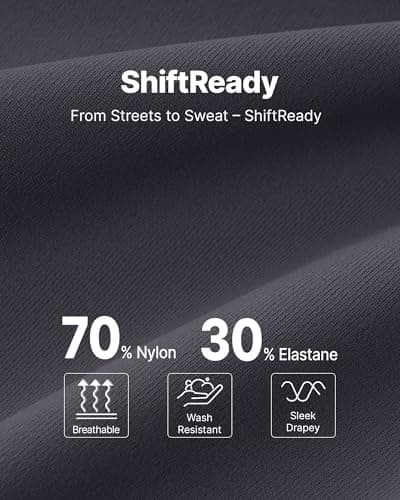 G4Free Straight Leg Yoga Pants for Women Elastic Waist Comfy Stretch Office Casual Trousers Slack with Pockets Daily Wear (S,Dark Gray,Tall) - Thumbnail 3