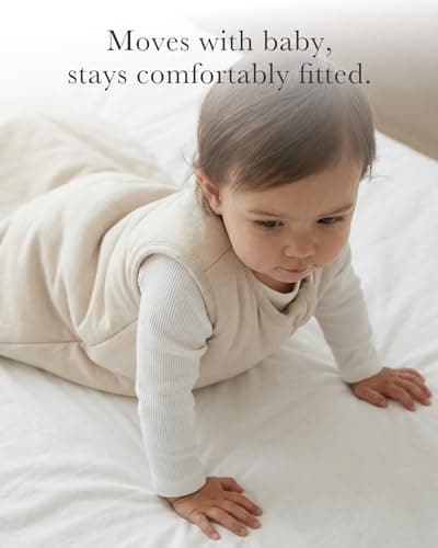 Cuddlebamboo Sleep Sack 1.0 TOG, Bamboo Viscose Baby Wearable Blanket, Sleeveless Sleep Sack 2-Way Zipper Baby Sleeping Bag, 0-3 Months (Sage) - Thumbnail 4