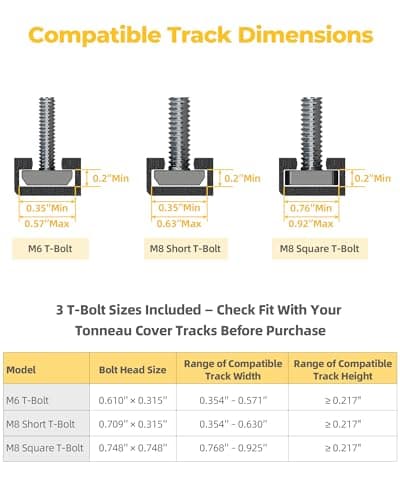 Ladder Rack for Truck with Tonneau Cover w/T-Slot Rails, 800 LBS Capacity Truck Bed Rack with Side Bars, 19"-25" Height-Adjustable Aluminum Ladder Racks, Fit for Mid Size Pickup Tacoma Gladiator - Thumbnail 4