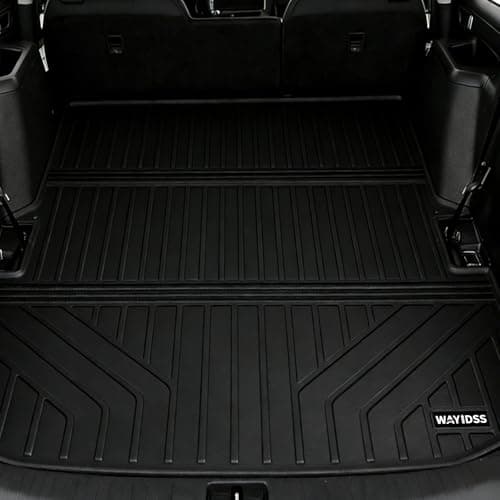 Floor Mats for 2015-2018 2019 Ford Explorer Accessories 5PCS, Cargo Mat Custom TPE All Weather Protection Full Coverage Trunk Liner & Floor Liner car Accessories - Thumbnail 5