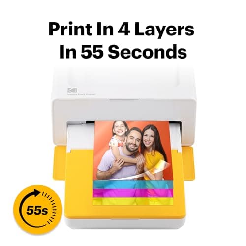 KODAK Dock Plus 4x6'' Photo Printer, 10 Sheets, Docking & Bluetooth Smartphone Printer for iPhone & Android, Instant Color Prints, 4PASS Dye Sublimation - Thumbnail 4